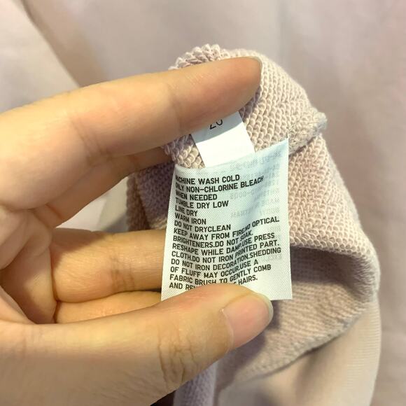 Mofusand x Uniqlo Collab Printed Embroidered Sweatshirt in Pink XXL - Picture 8 of 8